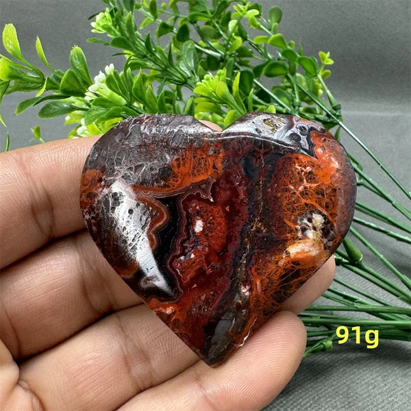 Red Agate Heart-ToShay.org