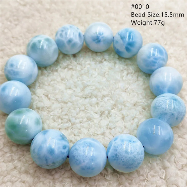 Blue Larimar Bead Bracelet-ToShay.org