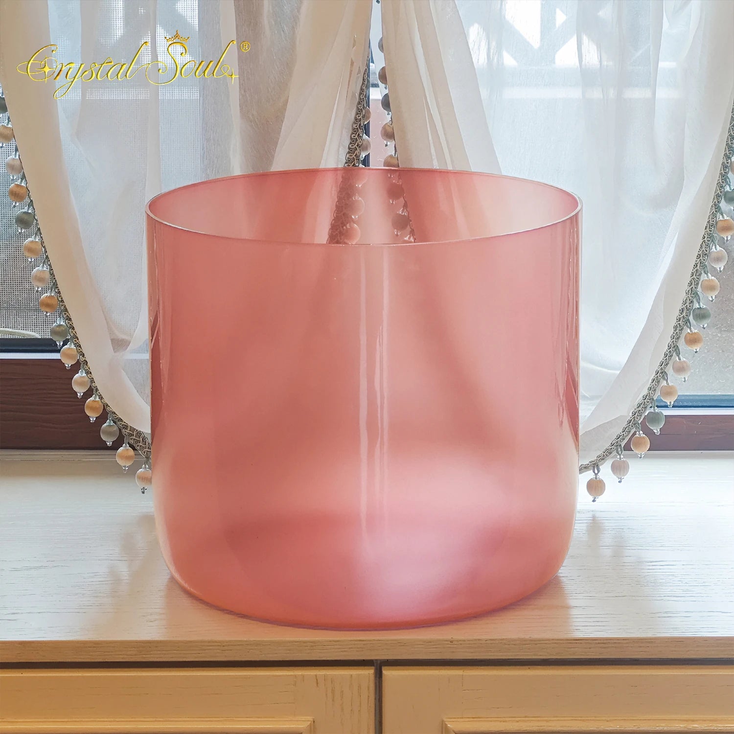 Pink Alchemy Crystal Singing Bowl-ToShay.org