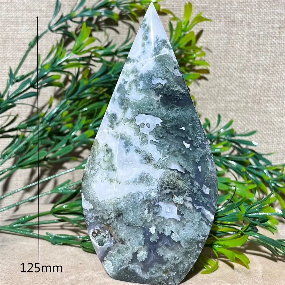 Green Moss Agate Flame-ToShay.org