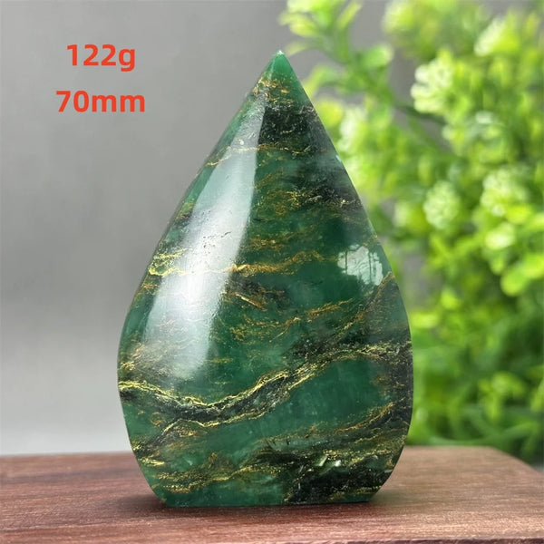 Green Emerald Agate Torch-ToShay.org