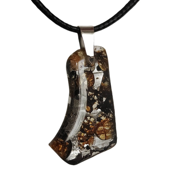 Olive Meteorite Pendant-ToShay.org