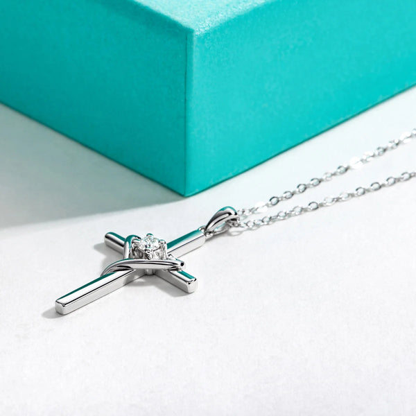 Diamond Cross Pendant-ToShay.org