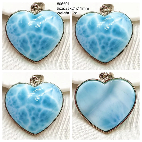Blue Larimar Pendant-ToShay.org