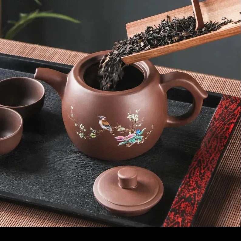 Yixing Clay Painted Teapots-ToShay.org