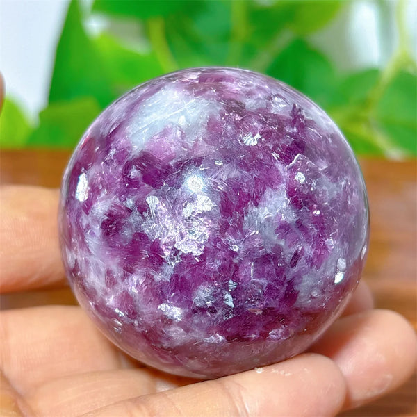 Purple Lepidolite Ball-ToShay.org