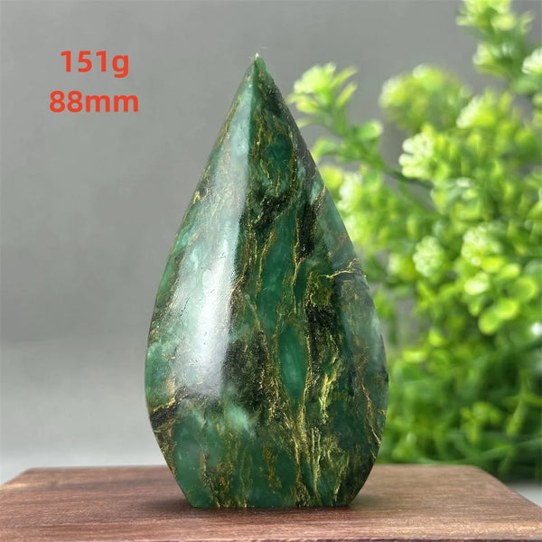 Green Emerald Agate Torch-ToShay.org