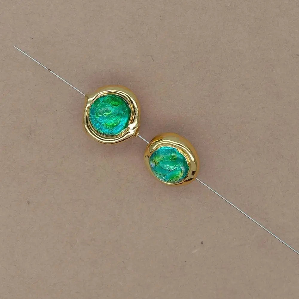 Green Glass Beads-ToShay.org