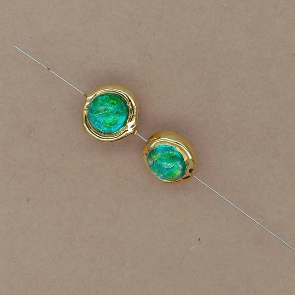 Green Glass Beads-ToShay.org
