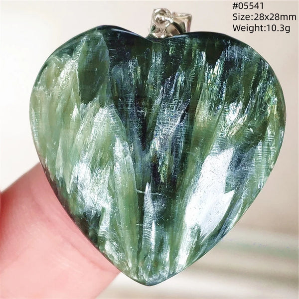 Green Seraphinite Pendant-ToShay.org