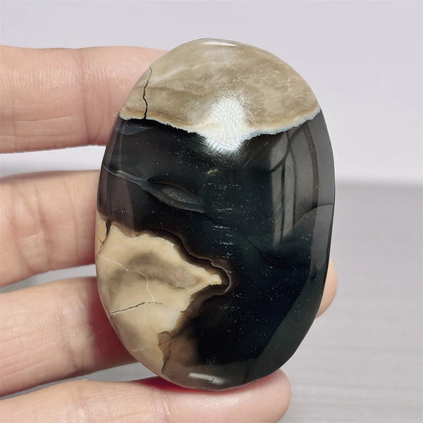 Fire Agate Palm Stone-ToShay.org