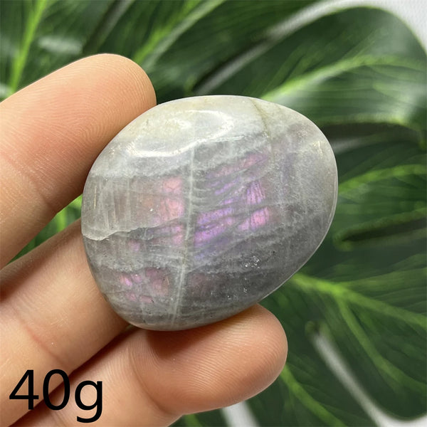 Purple Labradorite Palm Stone-ToShay.org