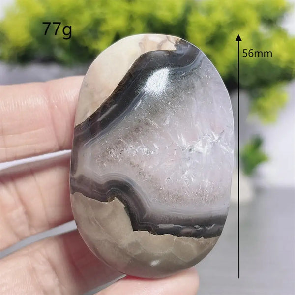 Fire Agate Palm Stone-ToShay.org