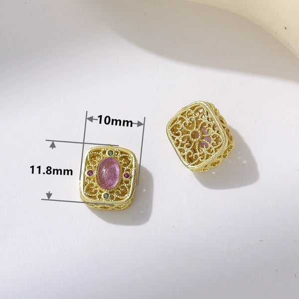 Gold Amethyst Beads-ToShay.org
