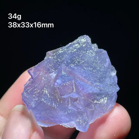 Blue Fluorite Crystal-ToShay.org
