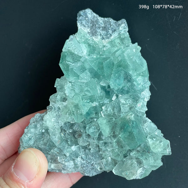 Green Fluorite Crystal Cluster-ToShay.org