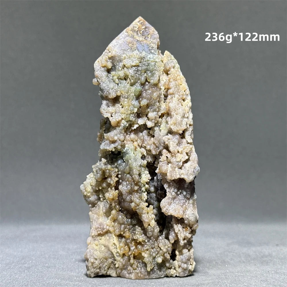 Purple Grape Agate Quartz Tower-ToShay.org