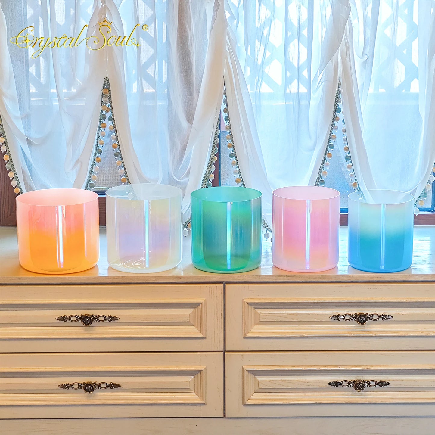 Mixed Crystal Singing Bowl Set-ToShay.org
