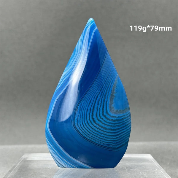Blue Agate Torch-ToShay.org