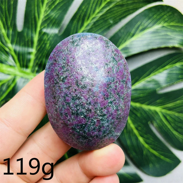Ruby Sapphire Palm Stone-ToShay.org