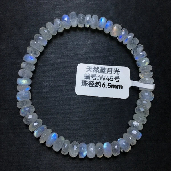 Blue Light Moonstone Bracelet-ToShay.org