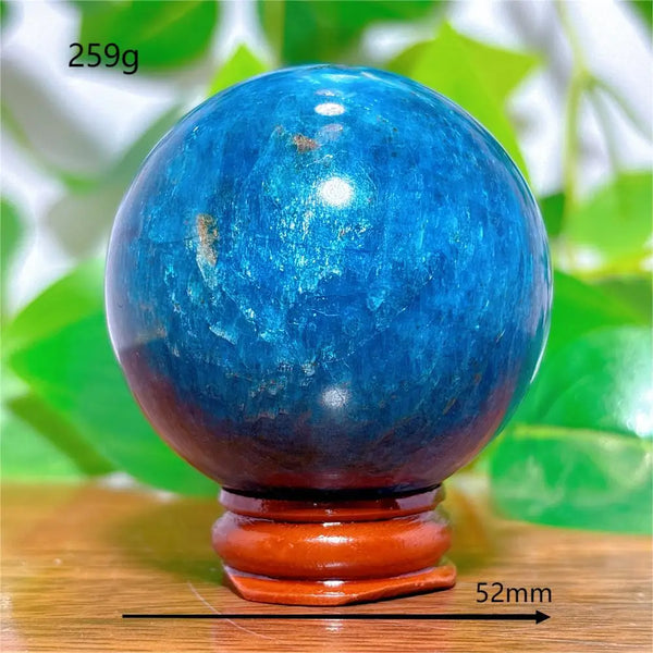 Blue Apatite Ball-ToShay.org