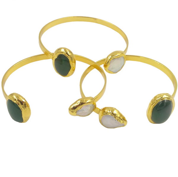 Gold Cuff Bangle-ToShay.org
