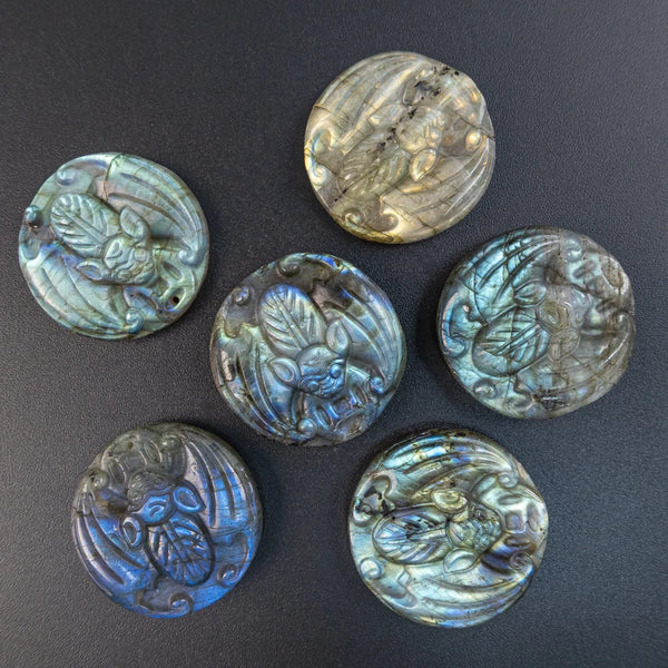 Blue Labradorite Beetle-ToShay.org