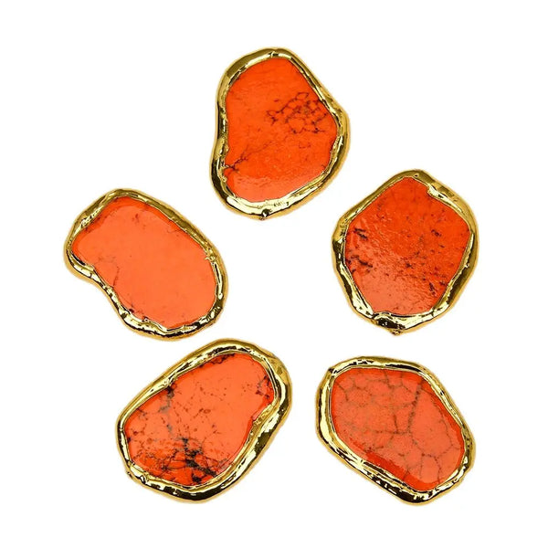 Orange Turquoise Beads-ToShay.org