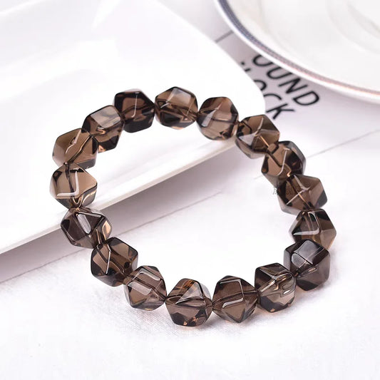 Brown Smoky Quartz Bracelet-ToShay.org