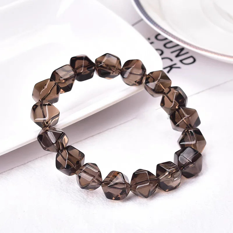 Brown Smoky Quartz Bracelet-ToShay.org