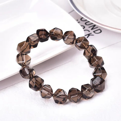 Brown Smoky Quartz Bracelet-ToShay.org