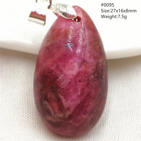 Red Rhodonite Pendant-ToShay.org