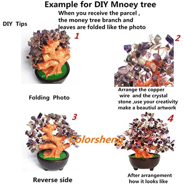 Mixed Crystal Bonsai Tree-ToShay.org