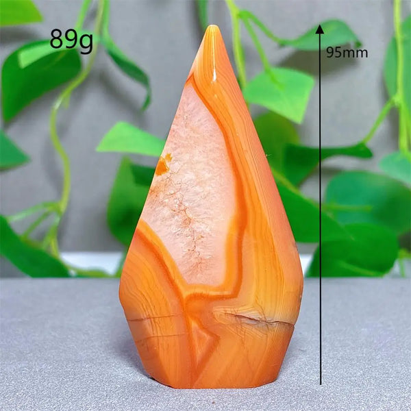 Orange Carnelian Crystal Torch-ToShay.org