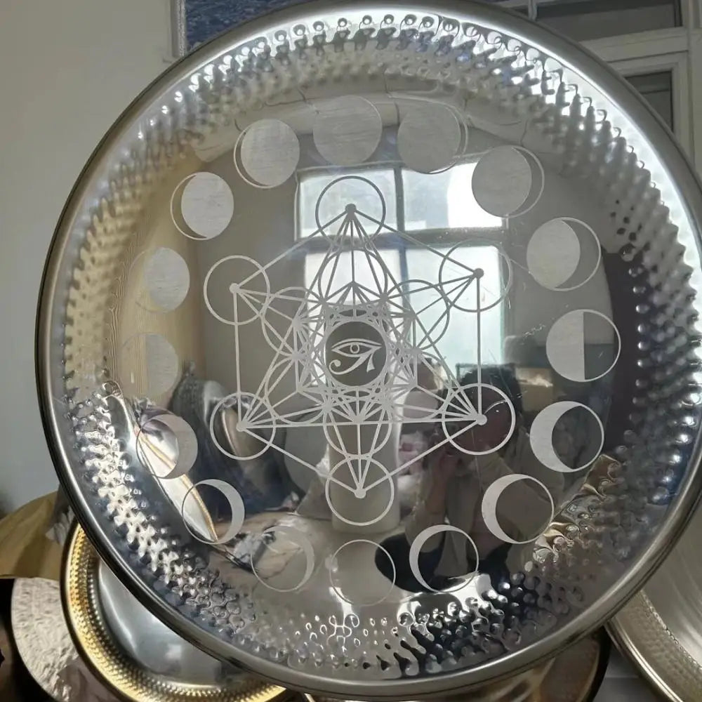 Nickel Horus Eye Mirror Gong-ToShay.org