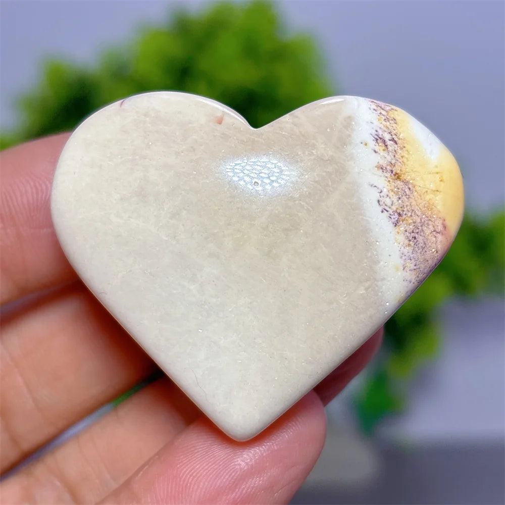 Yellow Mookaite Heart-ToShay.org