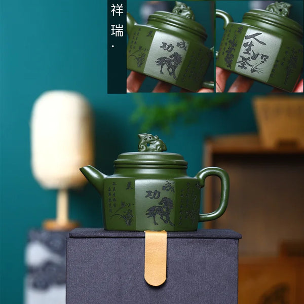 Green Clay Teapots-ToShay.org