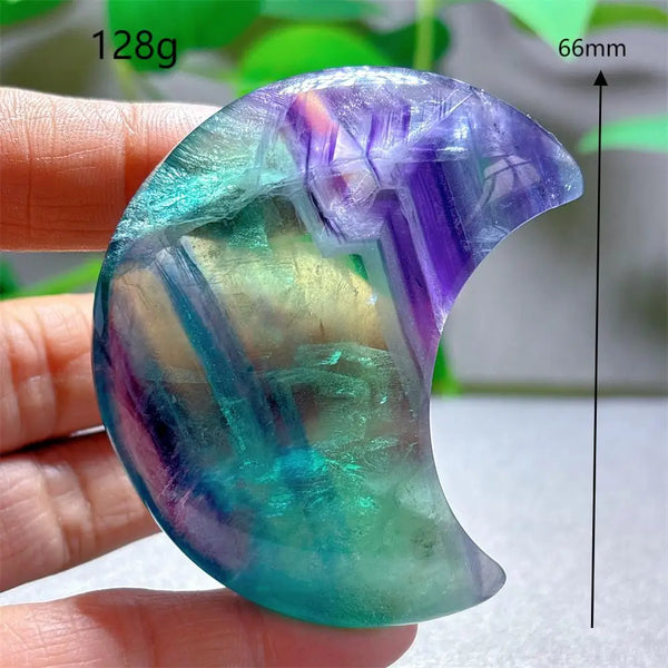 Rainbow Fluorite Moon-ToShay.org