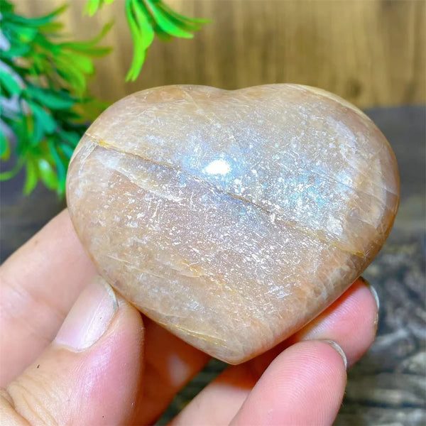 Orange Moonstone Heart-ToShay.org
