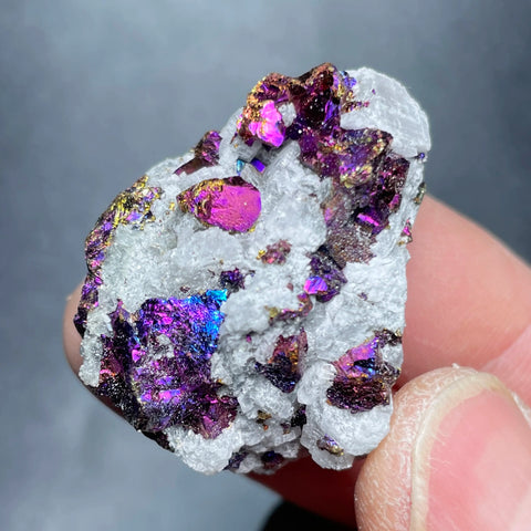 Pink Bornite Copper Quartz-ToShay.org
