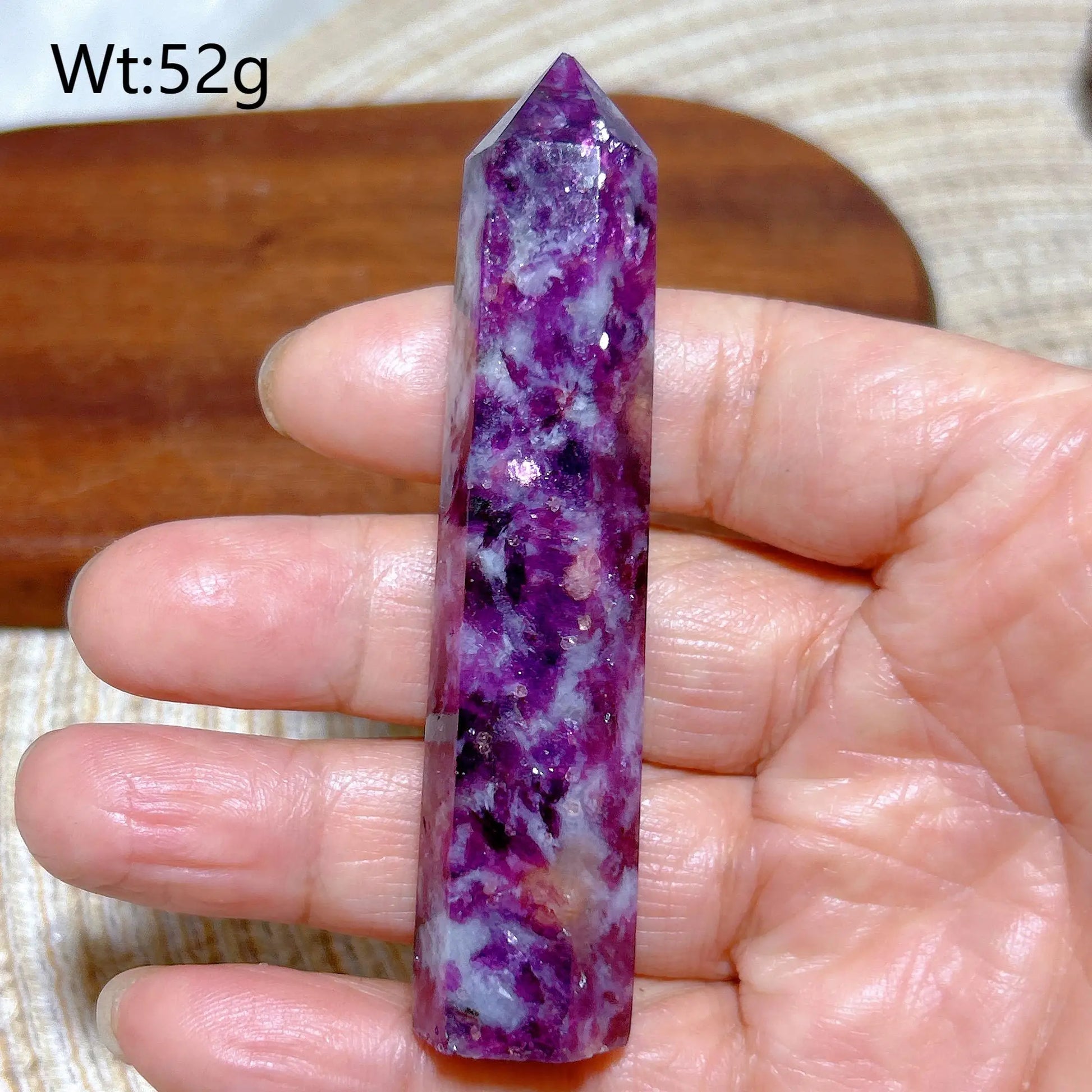 Purple Lepidolite Point-ToShay.org