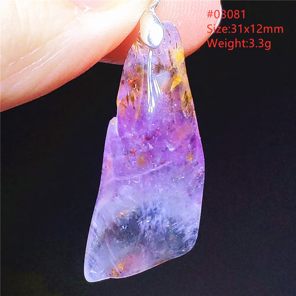 Purple Red Auralite Pendant-ToShay.org