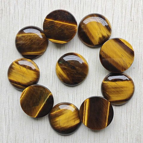 Yellow Tiger Eye Stone Cabochon-ToShay.org