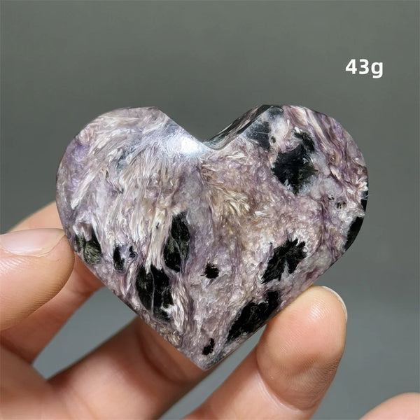 Purple Dragon Crystal Heart-ToShay.org