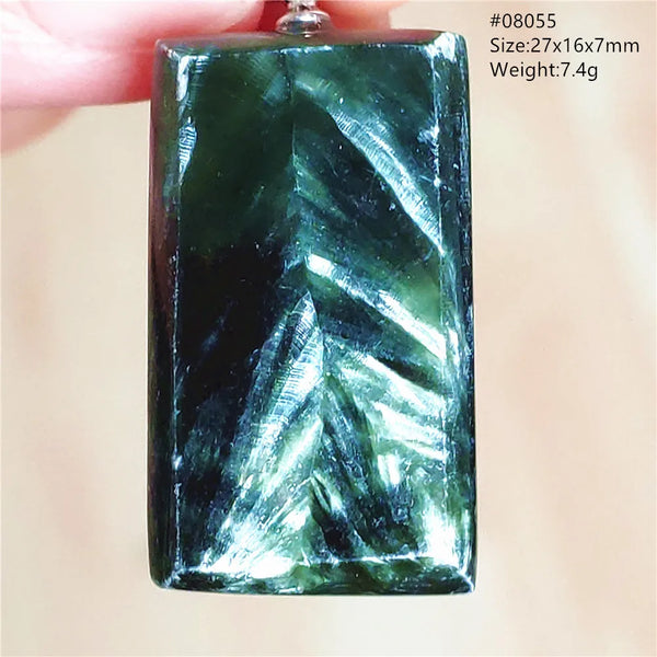 Green Seraphinite Pendant-ToShay.org