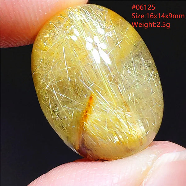 Gold Rutilated Quartz Pendant-ToShay.org