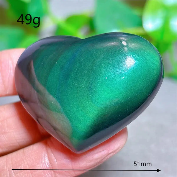 Rainbow Obsidian Heart-ToShay.org