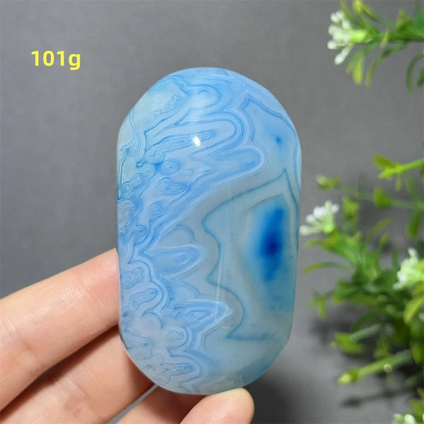Blue Sapphire Striped Agate-ToShay.org