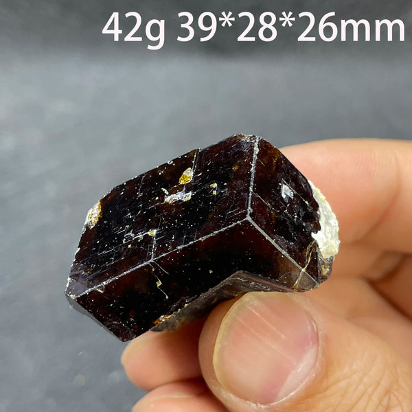 Red Garnet Quartz Cluster-ToShay.org